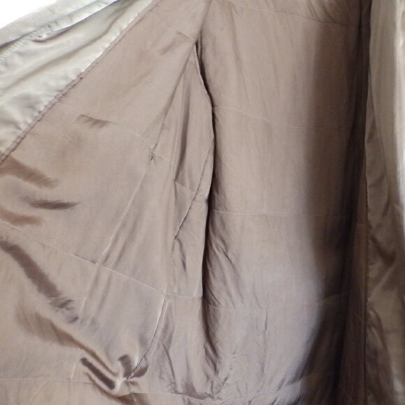 MaxMara fur collar full zip winter windproof jacket sz 8 - Picture 5 of 10